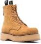 R13 Suède combat boots Beige - Thumbnail 2