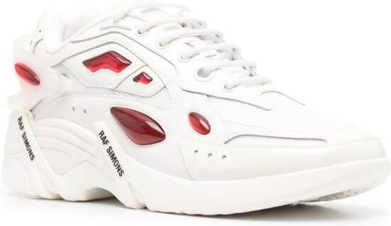 Raf Simons Antei leren sneakers Wit