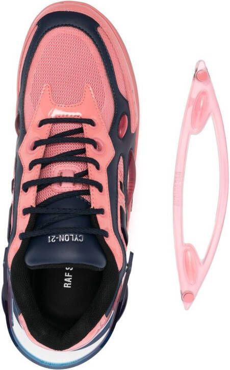 Raf Simons Sneakers met vlakken Roze