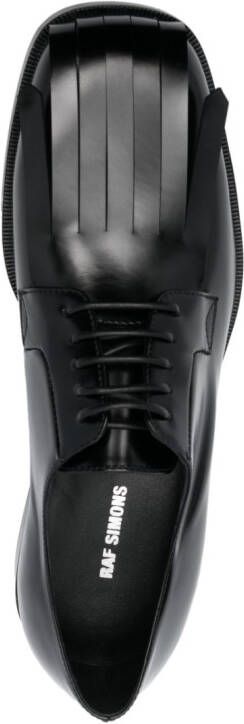 Raf Simons Derby schoenen met vierkante neus Zwart