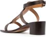 Ralph Lauren Collection Dyllon leren sandalen Goud - Thumbnail 3