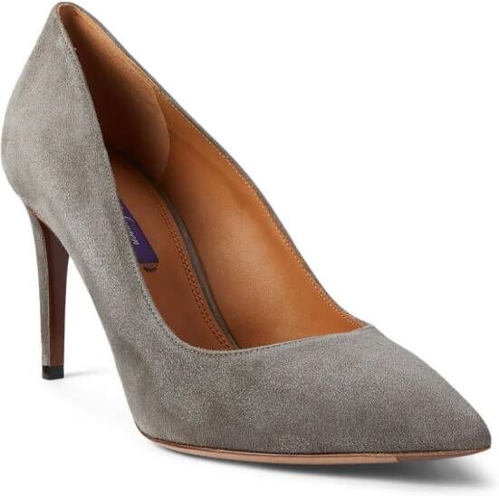 Ralph Lauren Collection Pema leren pumps Grijs