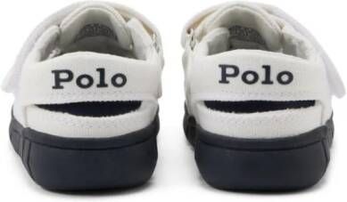 Ralph Lauren Kids Polo Pony gekooide sneakers Wit