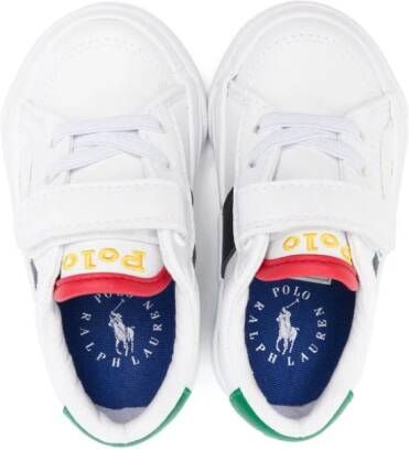 Ralph Lauren Kids Sneakers met vlakken Wit
