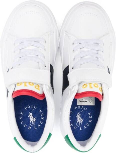 POLO RALPH LAUREN KIDS Sneakers met vlakken Wit