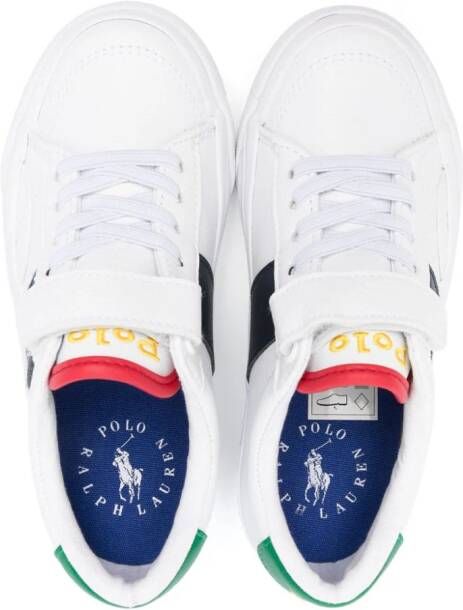 Ralph Lauren Kids Sneakers met vlakken Wit