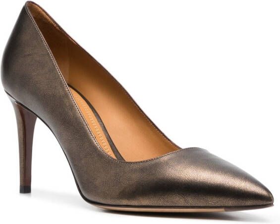 Ralph Lauren Collection Armissa pumps met metallic effect Goud