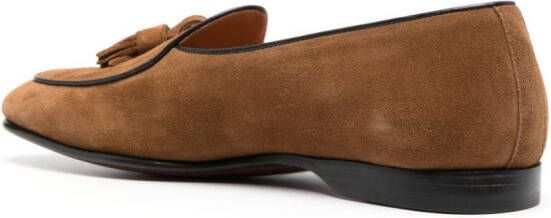 Ralph Lauren Purple Label Belvin loafers met kwastje Bruin