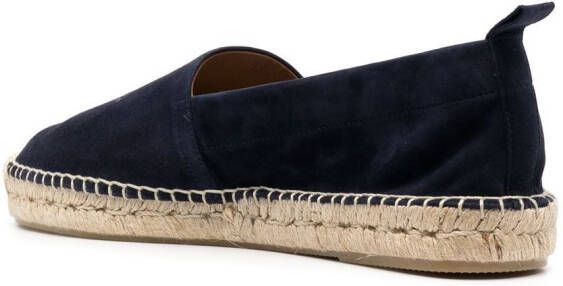 Ralph Lauren Purple Label Espadrilles met geborduurd logo Blauw