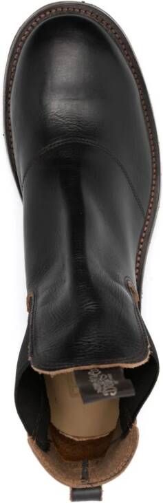 Ralph Lauren RRL Congress leren Chelsea laarzen Zwart
