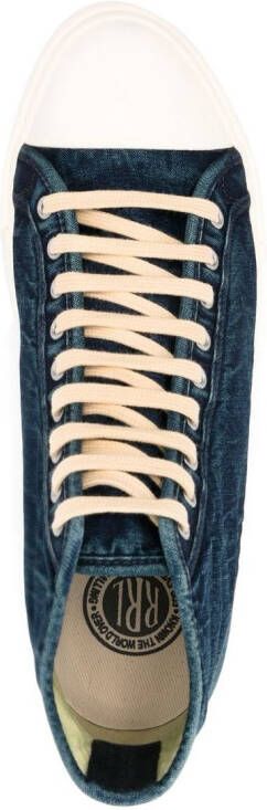 Ralph Lauren RRL Mayport high-top sneakers Blauw