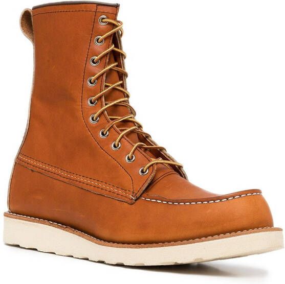 Red Wing Shoes Enkellaarzen met veters Bruin