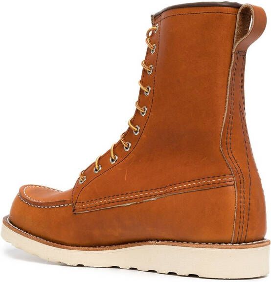 Red Wing Shoes Enkellaarzen met veters Bruin