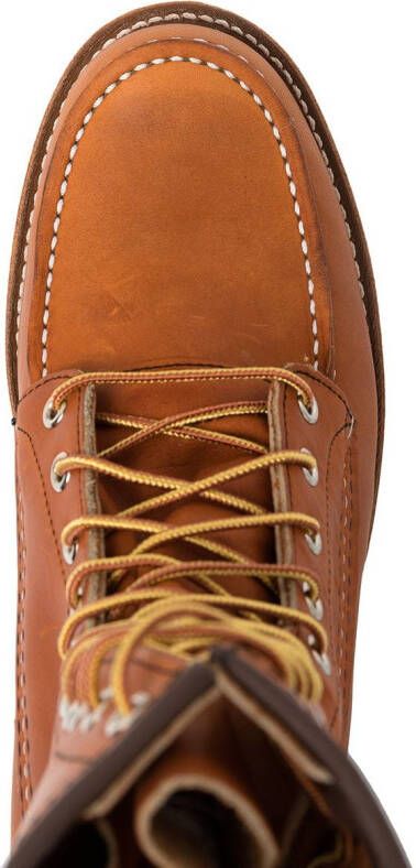 Red Wing Shoes Enkellaarzen met veters Bruin