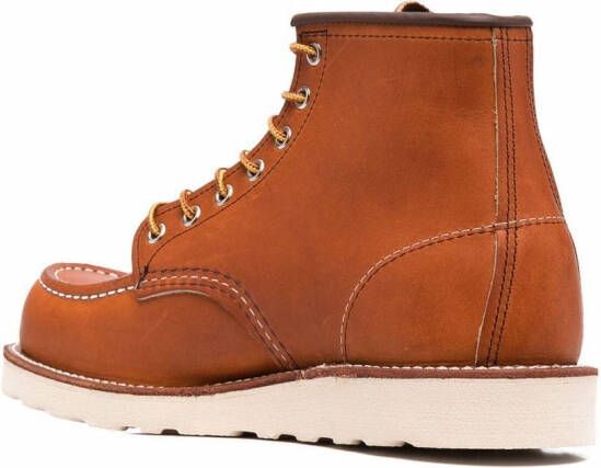 Red Wing Shoes Leren veterlaarzen Bruin