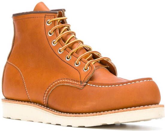 Red Wing Shoes Mock Toe laarzen Beige