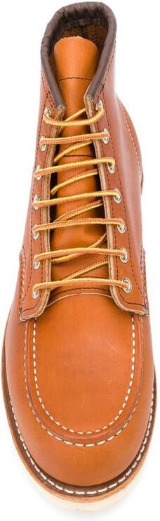 Red Wing Shoes Mock Toe laarzen Beige