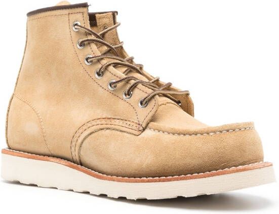 Red Wing Shoes Enkellaarzen met rits Beige