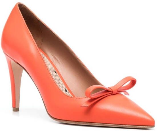 RED(V) Pumps met strikdetail Oranje