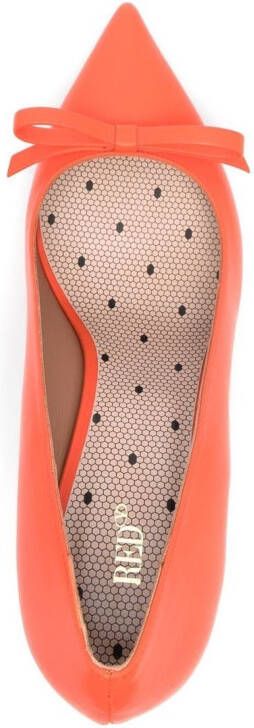 RED(V) Pumps met strikdetail Oranje