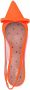 RED(V) Sandie slingback pumps met puntige neus Oranje - Thumbnail 4