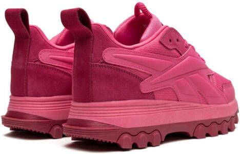 Reebok Kids "x Cardi B Classic Pink Fushion leren sneakers" Roze