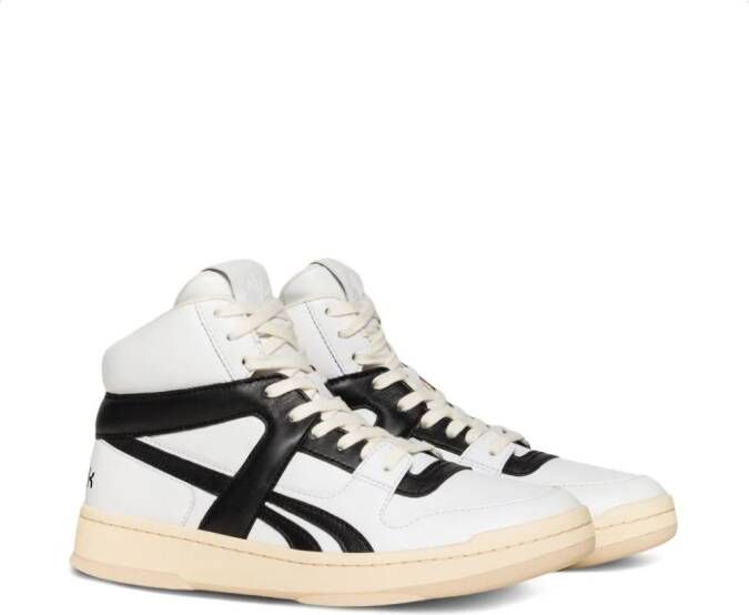 Reebok LTD Tweekleurige high-top sneakers met vlakken Wit