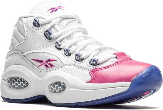 Reebok "Question Mid “Eric Emanuel Pink Toe sneakers" Wit