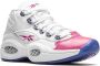 Reebok "Question Mid “Eric E uel Pink Toe sneakers" Wit - Thumbnail 2