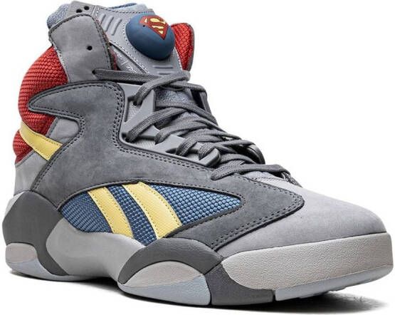 Reebok "Shaq Attaq Superman high-top sneakers" Grijs