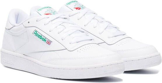 Reebok White leather Workout Plus sneakers Wit