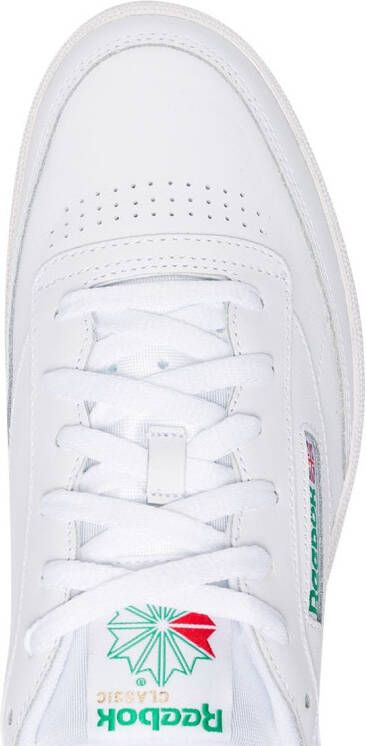 Reebok White leather Workout Plus sneakers Wit
