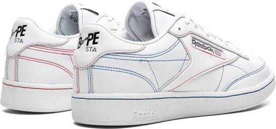 Reebok x A Bathing Ape Club C 85 sneakers Wit