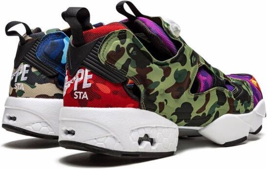 Reebok x BAPE Instapump Fury OG sneakers Zwart