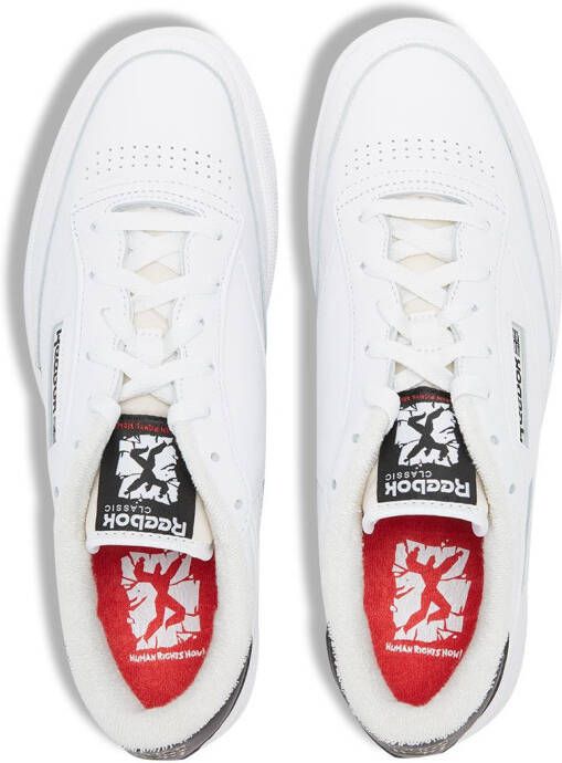Reebok x Human Rights Club C 85 low-top sneakers Wit