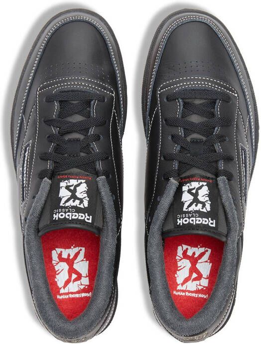 Reebok x Human Rights Club C 85 low-top sneakers Zwart