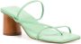 Rejina Pyo Harley sandalen met vierkante neus Groen - Thumbnail 2