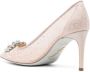 René Caovilla Cibelle pumps met kant Roze - Thumbnail 3