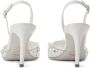 René Caovilla Cinderella pumps met kristal Wit - Thumbnail 3