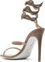 René Caovilla Cleo sandalen verfraaid met kristallen Bruin - Thumbnail 3