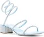 René Caovilla Cleo 40mm sandalen verfraaid met kristallen Blauw - Thumbnail 2