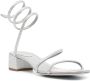 René Caovilla Cleo sandalen met open teen Zilver - Thumbnail 2