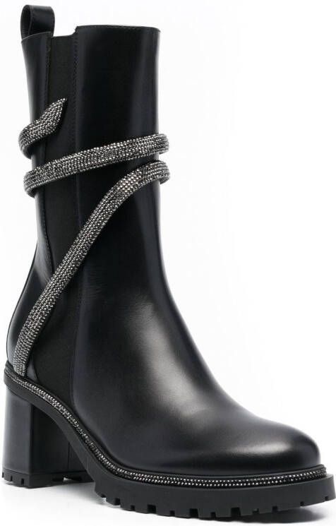 René Caovilla Cleo Chelsea laarzen V213 BLACK JET HEMATITE