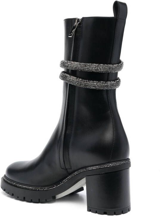 René Caovilla Cleo Chelsea laarzen V213 BLACK JET HEMATITE