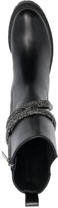René Caovilla Cleo Chelsea laarzen V213 BLACK JET HEMATITE