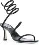 René Caovilla Cleo sandalen met kristal Zwart - Thumbnail 2