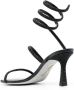 René Caovilla Cleo sandalen met kristal Zwart - Thumbnail 3