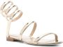 René Caovilla Cleo gespiegelde sandalen Goud - Thumbnail 2