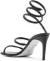 René Caovilla Cleo sandalen met enkelbandje Zwart - Thumbnail 3