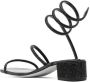 René Caovilla Cleo sandalen met open teen Zwart - Thumbnail 3